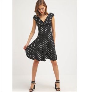 Ralph Lauren polka dot fit n flare dress